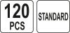 Yato biztosíték készlet 120 részes általános