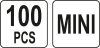 Yato biztosíték készlet 100 részes mini