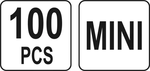 Yato biztosíték készlet 100 részes mini