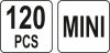 Yato biztosíték készlet 120 részes mini