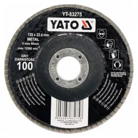 Yato lamellás csiszolókorong 125 x 22,2 mm / P36