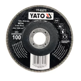 Yato lamellás csiszolókorong 125 x 22,4 mm / P60
