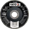 Yato lamellás csiszolókorong döntött 125 x 22,2 mm / P40