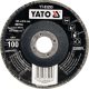 Yato lamellás csiszolókorong döntött 125 x 22,2 mm / P60