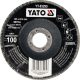 Yato lamellás csiszolókorong döntött 125 x 22,2 mm / P80