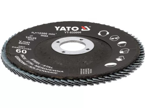 Yato lamellás csiszolókorong P60, 125mm