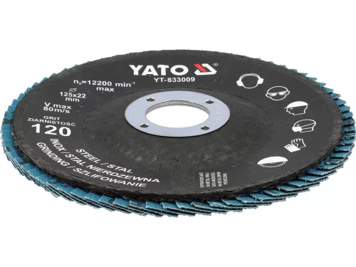 Yato lamellás csiszolókorong P120, 125mm