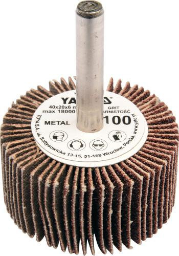 Yato csapos lamellás csiszolókorong 40 x 20 x 6 mm / P40