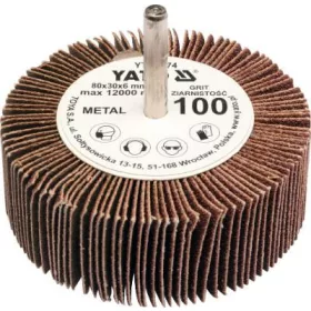 Yato csapos lamellás csiszolókorong 80 x 30 x 6 mm / P60