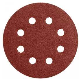 Yato tépőzáras fíbertárcsa 125 mm / P120 8 lyukas (5 db/cs)