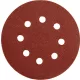 Yato tépőzáras fíbertárcsa 125 mm / P150 8 lyukas (5 db/cs)