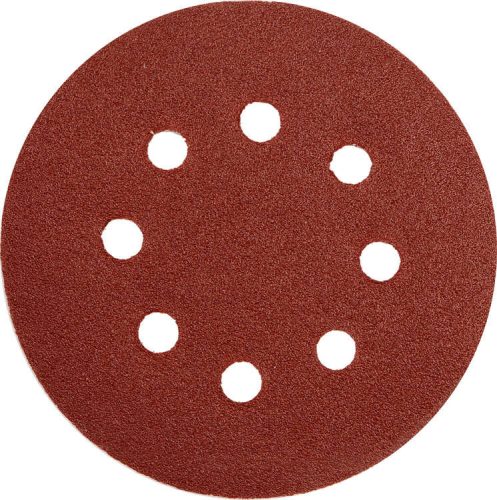 Yato tépőzáras fíbertárcsa 125 mm / P180 8 lyukas (5 db/cs)