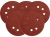Yato tépőzáras fíbertárcsa 125 mm / P180 8 lyukas (5 db/cs)