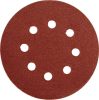 Yato tépőzáras fíbertárcsa 125 mm / P220 8 lyukas (5 db/cs)