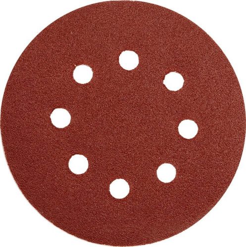 Yato tépőzáras fíbertárcsa 125 mm / P220 8 lyukas (5 db/cs)