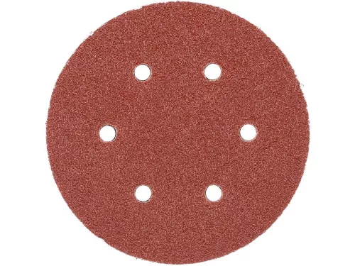 Yato tépőzáras fíbertárcsa 150 mm-es, P40 6 lyukas (50 db/cs)