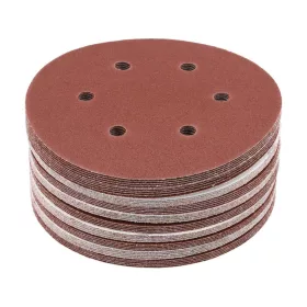 Yato tépőzáras fíbertárcsa 150 mm-es, P80 6 lyukas (50 db/cs)