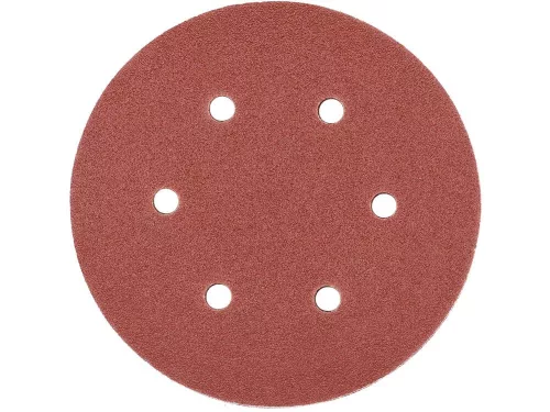Yato tépőzáras fíbertárcsa 150 mm-es, P80 6 lyukas (50 db/cs)