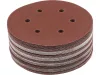 Yato tépőzáras fíbertárcsa 150 mm-es, P150 6 lyukas (50 db/cs)