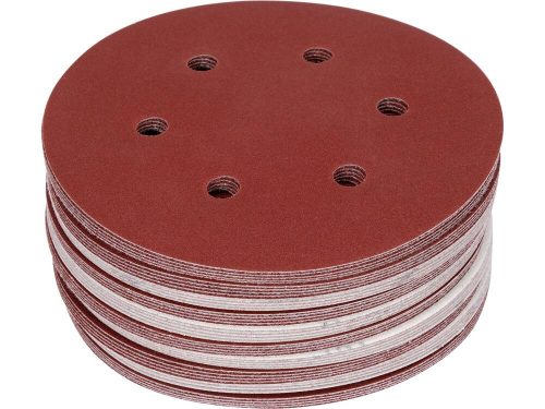 Yato tépőzáras fíbertárcsa 150 mm-es, P180 6 lyukas (50 db/cs)