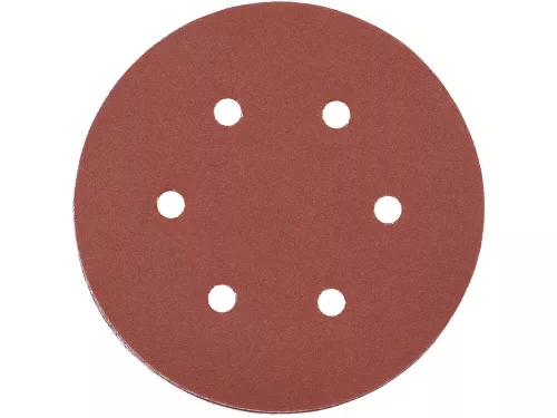 Yato tépőzáras fíbertárcsa 150 mm-es, P220 6 lyukas (50 db/cs)