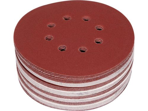 Yato tépőzáras fíbertárcsa 150 mm / P180 8 lyukas (50 db/cs)