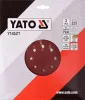 Yato tépőzáras fíbertárcsa 225 mm / P240 (3 db/cs)