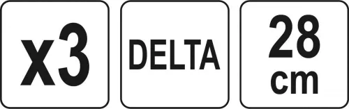 Yato delta csiszolóháló 280 mm / P60 (3 db/cs)