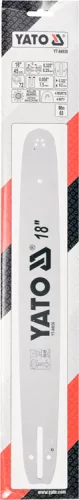 Yato láncfűrész láncvezető 18" 0,325" 1,5 mm