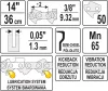 Yato láncfűrész lánc 14" 3/8" 1,3 mm 50 szem