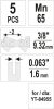 Yato láncfűrész láncszem 3/8" 1,6 mm (5 db/cs)