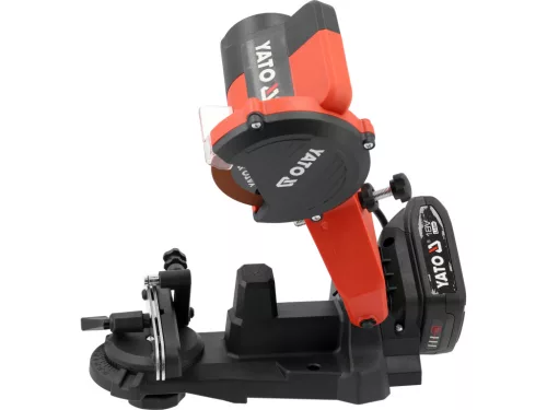 Yato akkus láncélező 18 V, 2Ah akkuval, töltővel