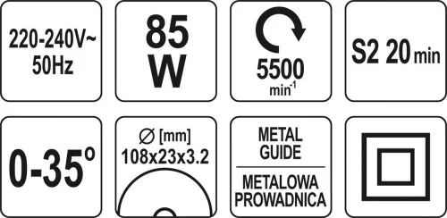 Yato elektromos láncélező 85W