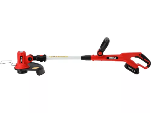 Yato akkus fűnyíró, szénkefementes, 18V, 2Ah akkuval és töltővel