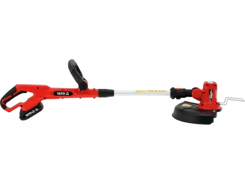 Yato akkus fűnyíró, szénkefementes, 18V, 2Ah akkuval és töltővel