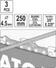 Yato kerek láncreszelő 4,5 mm (3 db/cs)