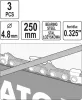 Yato kerek láncreszelő 4,8 mm (3 db/cs)