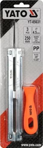 Yato kerek láncreszelő vezetővel és nyéllel 4,5 mm