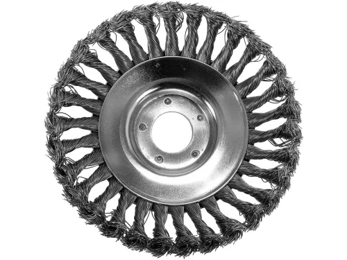 Yato döntött sodrott körkefe 150 x 25,4 mm fűkaszához, fűszegélyvágóhoz