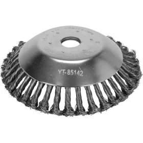 Yato döntött sodrott körkefe 200 x 25,4 mm fűkaszához, fűszegélyvágóhoz