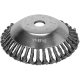 Yato döntött sodrott körkefe 200 x 25,4 mm fűkaszához, fűszegélyvágóhoz