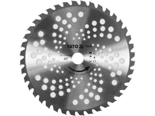 Yato fűkasza bozótvágó tárcsa 40T 255 x 25,4 mm
