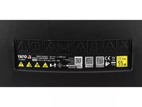 Yato fűnyíró robot 500 m2-ig