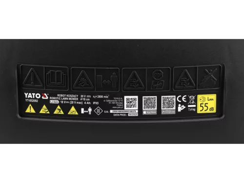 Yato fűnyíró robot 800 m2-ig