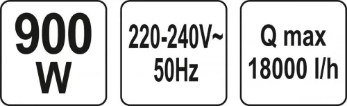 Yato elektromos búvárszivattyú 900 W