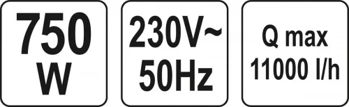 Yato elektromos búvárszivattyú 750 W