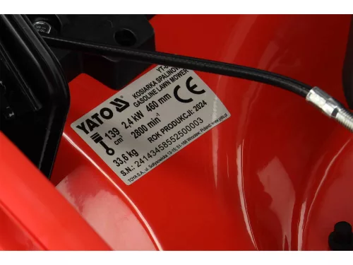 Yato önjáró benzines fűnyíró 460 mm