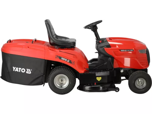 Yato önjáró benzines fűnyíró traktor 10KW, 107 CM