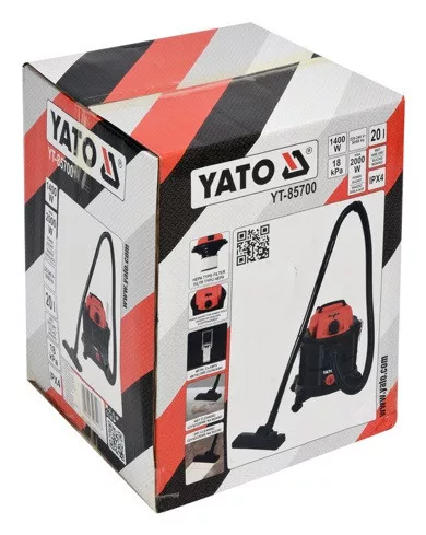 Yato ipari porszívó 20 liter 1400W