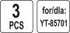 Yato szintetikus porzsák 30 liter YT-85701 porszívóhoz (3 db/cs)